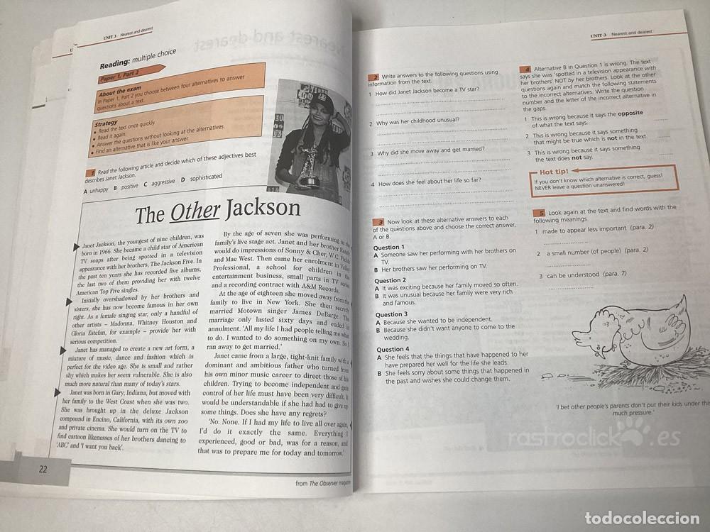 Libros de segunda mano: Libro de ingl&eacute;s First Certificate Gold - exam maximiser &ndash; Logman 1996 - Foto 8