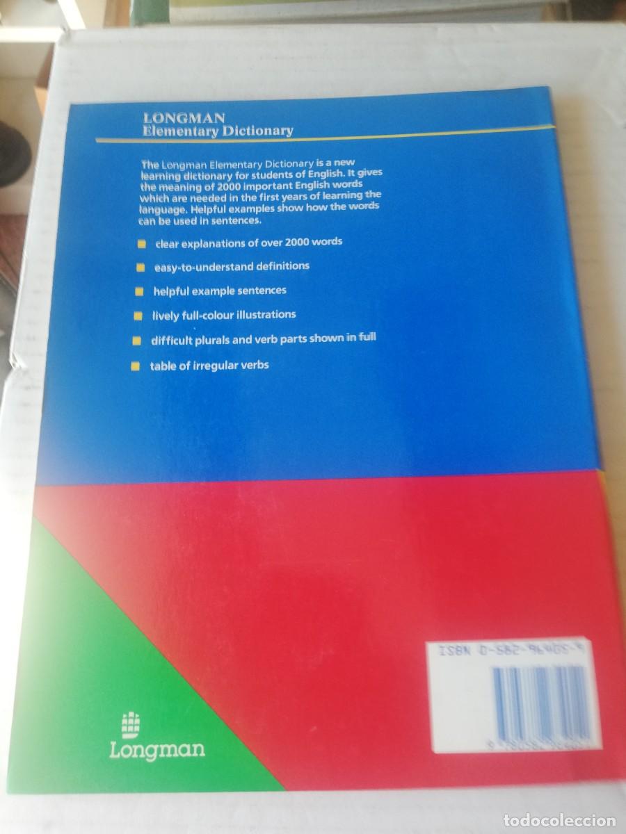Libros de segunda mano: ELEMENTARY DICTIONARY. LONGMAN. - Foto 2