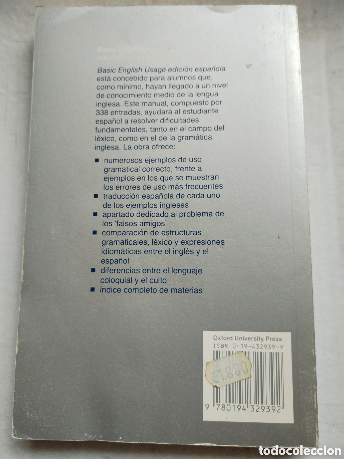Libros de segunda mano: BASIC ENGLIS USAGE - Foto 3