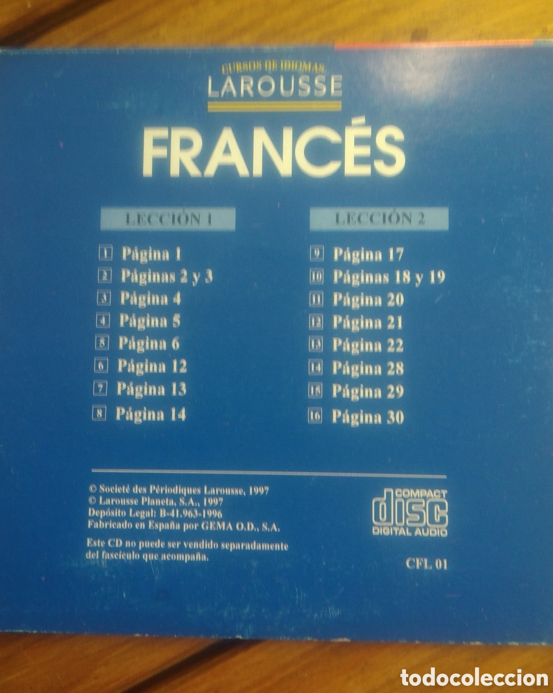Libros de segunda mano: CD Aprendizaje del idioma franc&eacute;s - Foto 3
