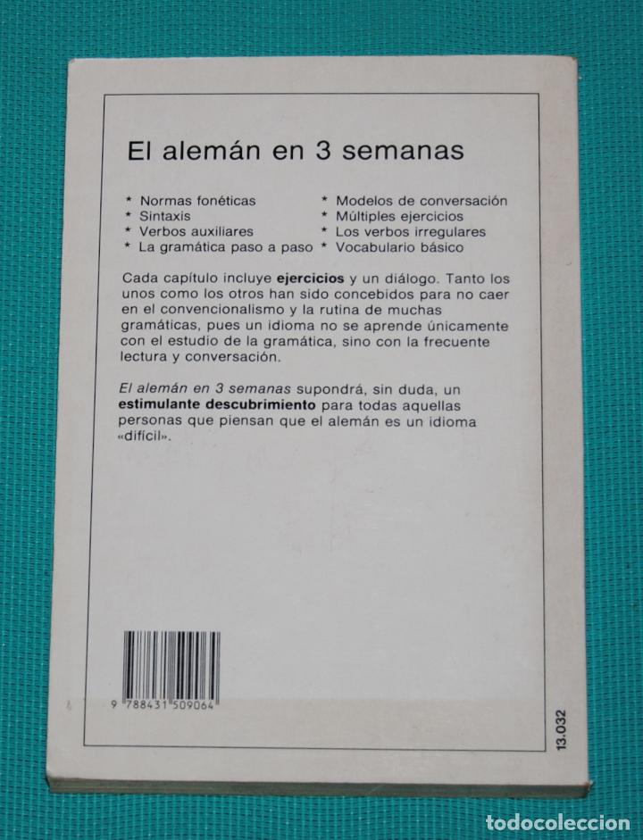 Libros de segunda mano: El alem&aacute;n en 3 semanas - Foto 2