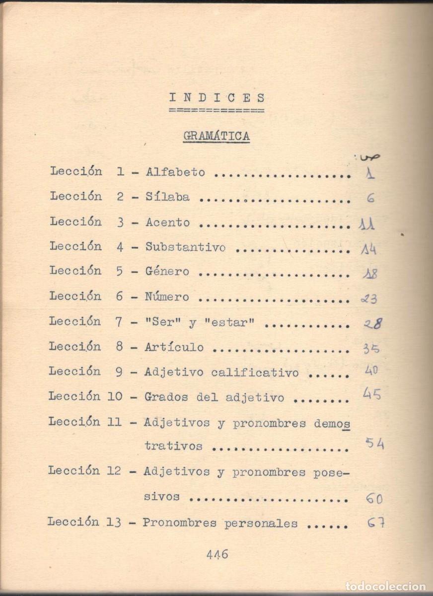 Libros de segunda mano: GRAMATICA ESPA&Ntilde;OLA PARA ESTUDIANTES ARABES - Foto 3