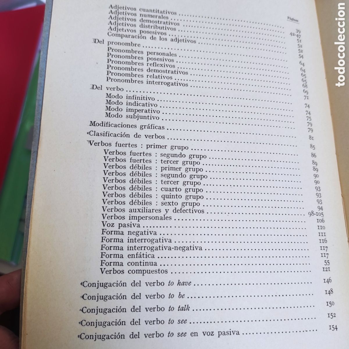 Libros de segunda mano: Gram&aacute;tica inglesa pr&aacute;ctica. Julio Llorens Ebrat. 1944 - Foto 5