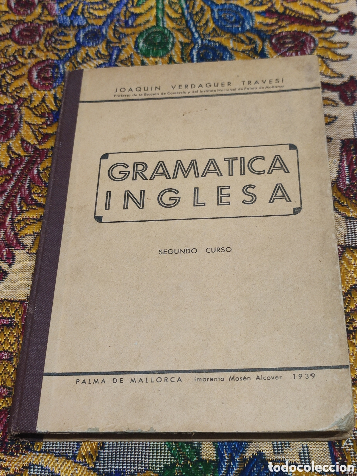 gramática inglesa primer curso 1939 - Compra venta en todocoleccion