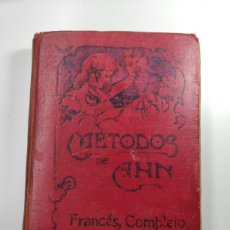 Libros de segunda mano: MÉTODOS DE AHN, FRANCÉS COMPLETO - CASA EDITORIAL BAILLY BAILLIERE. Lote 389223759