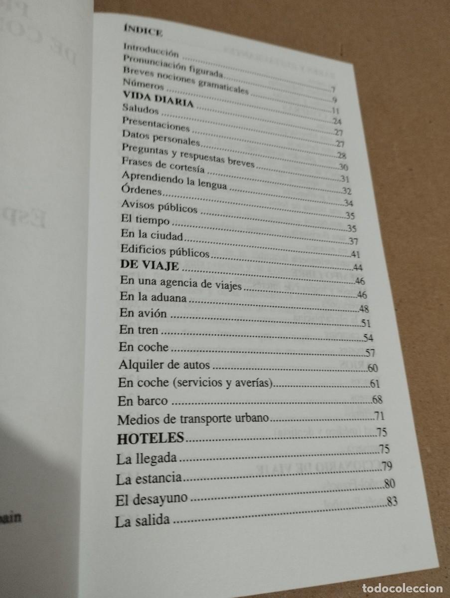 Libros de segunda mano: GU&Iacute;A PR&Aacute;CTICA DE CONVERSACI&Oacute;N ESPA&Ntilde;OL - FRANC&Eacute;S - Foto 3