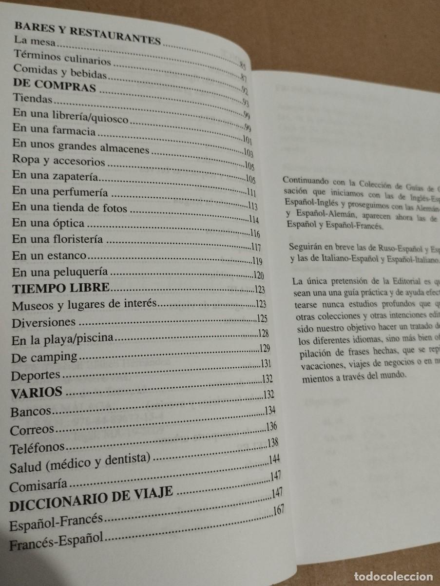 Libros de segunda mano: GU&Iacute;A PR&Aacute;CTICA DE CONVERSACI&Oacute;N ESPA&Ntilde;OL - FRANC&Eacute;S - Foto 4