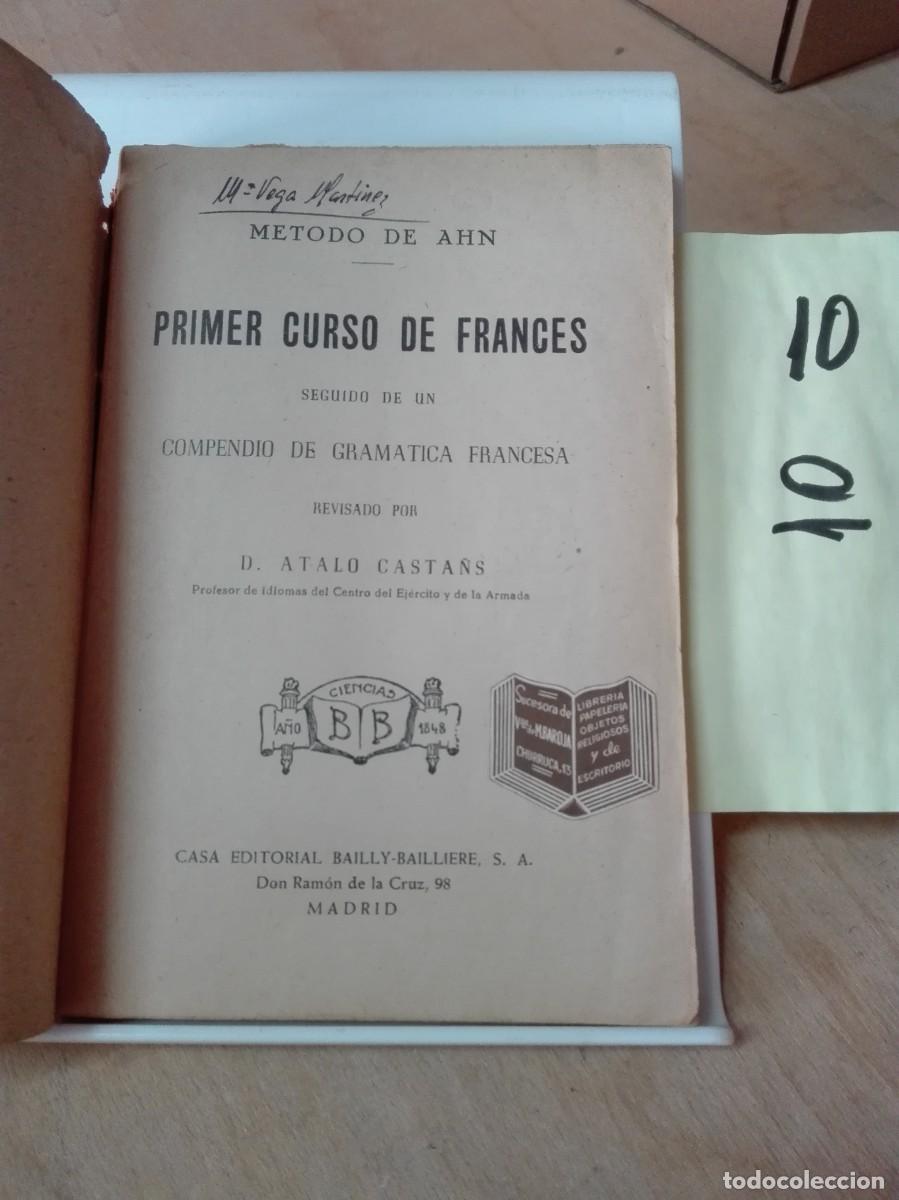 Libros de segunda mano: CURSO DE FRANC&Eacute;S 1 CURSO METODOS DE AHN - Foto 2