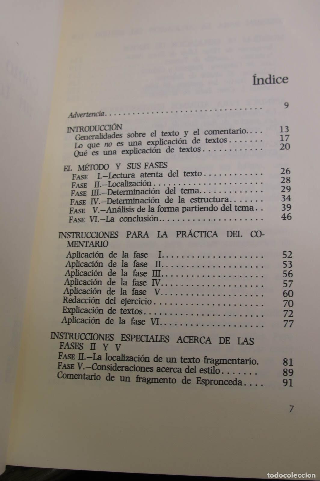 Libros de segunda mano: C&oacute;mo se comenta un texto literario - Foto 2
