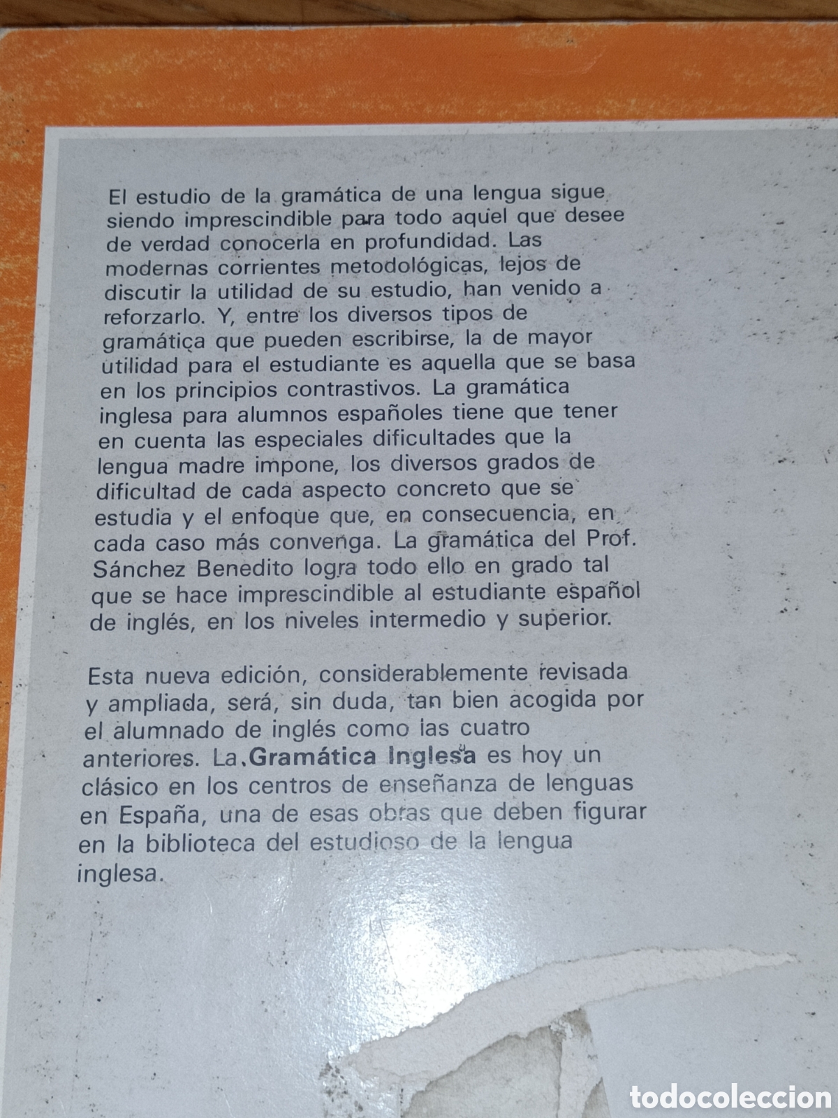 Libros de segunda mano: Gram&aacute;tica inglesa. Francisco S&aacute;nchez Benedito. Alhambra - Foto 2