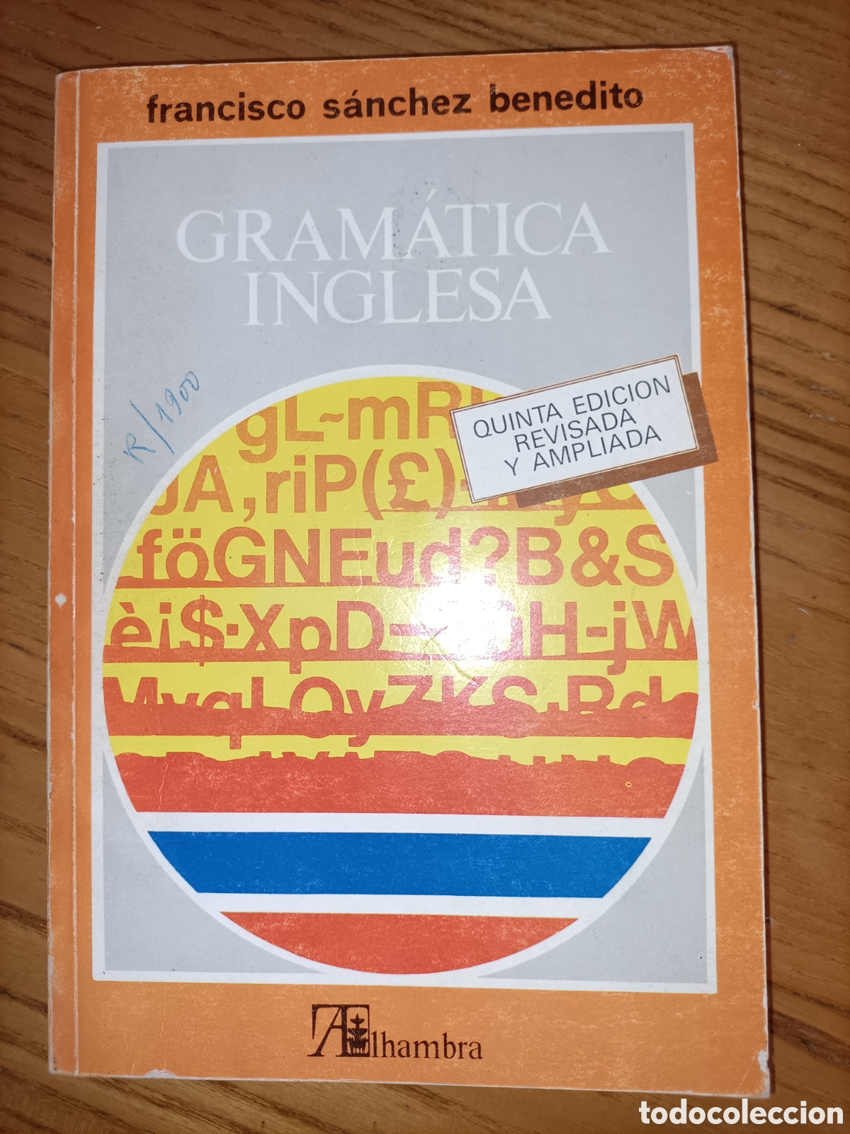 Libros de segunda mano: Gram&aacute;tica inglesa. Francisco S&aacute;nchez Benedito. Alhambra - Foto 1