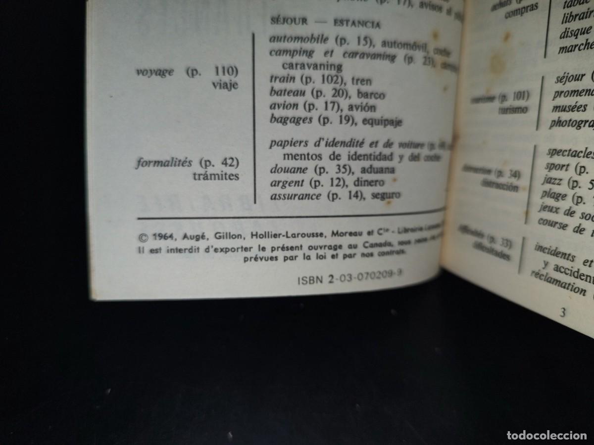 Libros de segunda mano: 70- INT&Eacute;RPRETE LAROUSSE. FRANC&Eacute;S ESPA&Ntilde;OL ESPA&Ntilde;OL-FRANC&Eacute;S - Foto 4