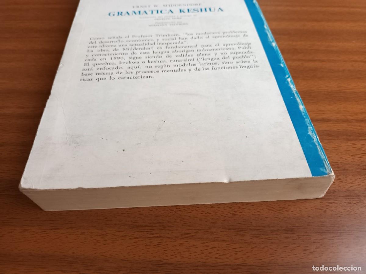 Libros de segunda mano: Gram&aacute;tica keshua --- Ernst W. Middendorf - Foto 6
