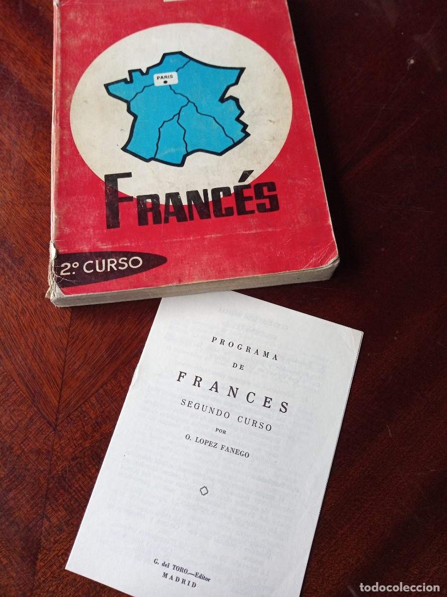Libros de segunda mano: Franc&eacute;s segundo curso con programa. O. L&oacute;pez Fanego, 1968 - Foto 1