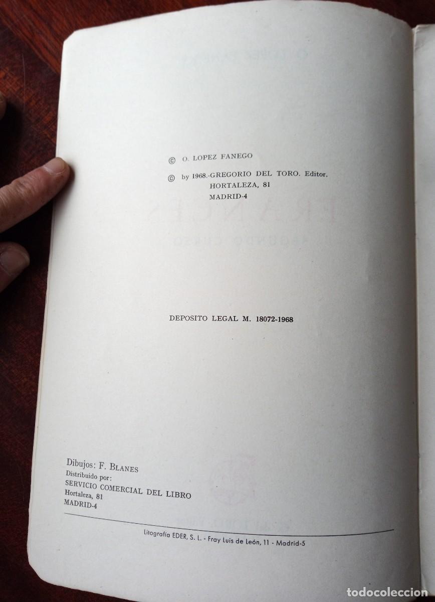 Libros de segunda mano: Franc&eacute;s segundo curso con programa. O. L&oacute;pez Fanego, 1968 - Foto 5