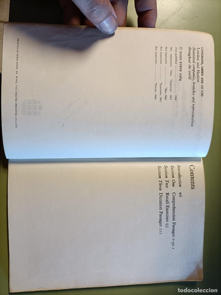 Libros de segunda mano: Intermediate Comprehension Passages. Byrne, Donn. Longmans, 1968 - Foto 4