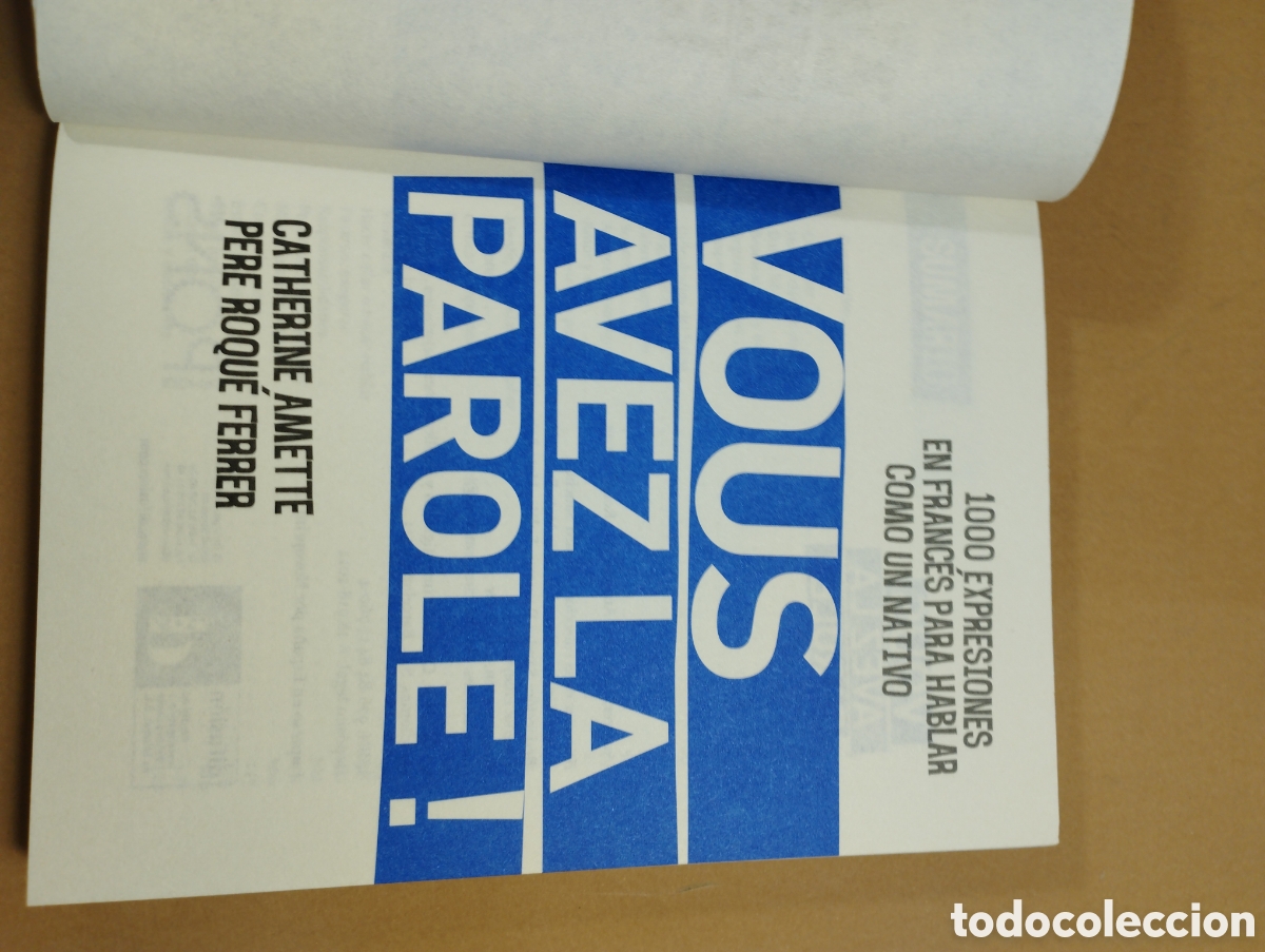 Libros de segunda mano: Vous avez la parole!!! Idiomas Pons. - Foto 3