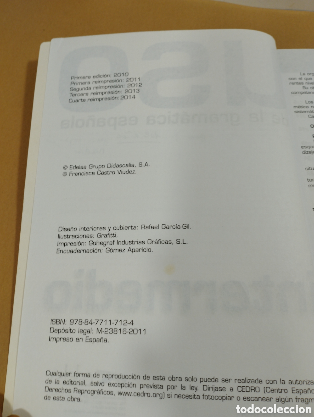 Libros de segunda mano: USO de la gram&aacute;tica espa&ntilde;ola. Intermedio. Edelsa. - Foto 4