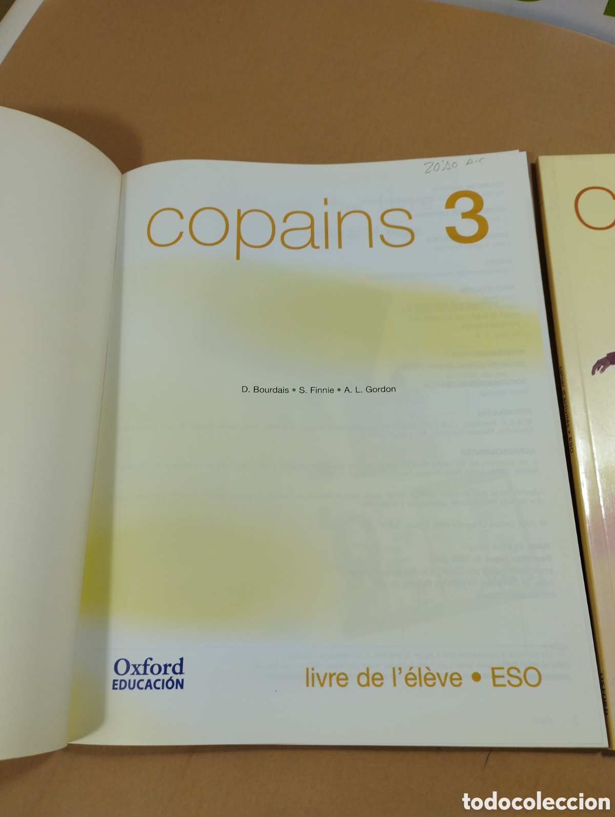Libros de segunda mano: Copains 3. Oxford educaci&oacute;n. - Foto 2