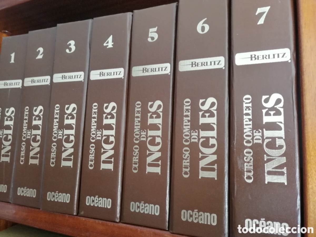 Libros de segunda mano: CURSO COMPLETO DE INGL&Eacute;S BERLITZ OC&Eacute;ANO 7 TOMOS - Foto 2