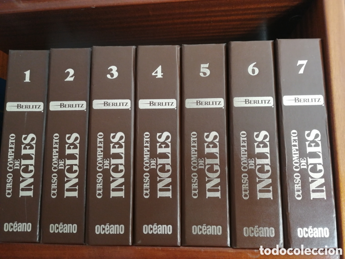 Libros de segunda mano: CURSO COMPLETO DE INGL&Eacute;S BERLITZ OC&Eacute;ANO 7 TOMOS - Foto 1