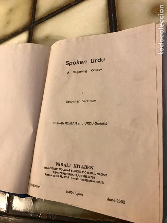 Libros de segunda mano: New Spoken Urdu. A Beginning Course. Eugene H. Glassman - Foto 3