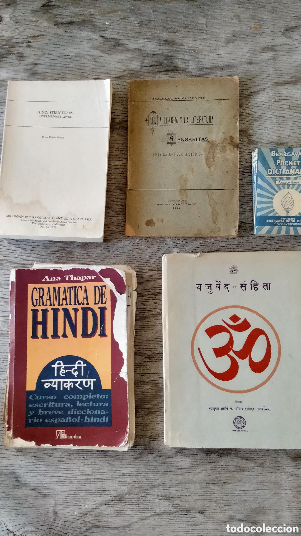Libros de segunda mano: Lote libros gram&aacute;tica Hindi Sansctito - Foto 5