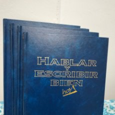 Libros de segunda mano: HABLAR Y ESCRIBIR BIEN HOY - COLECCIÓN COMPLETA 4 VOLÚMENES - F&G EDITORES 1992