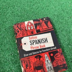 Libros de segunda mano: COLLINS SPANISH PHRASE BOOK