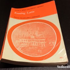 Libros de segunda mano: LIBRO READING LATIN TEXTO, VOCABULARIO Y EJERCICIOS 1987