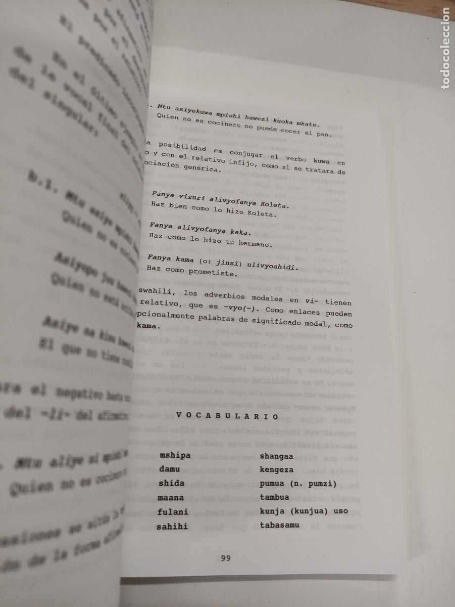 Libros de segunda mano: GRAMATICA SUAHILI - PIET VAN PELT - Foto 2