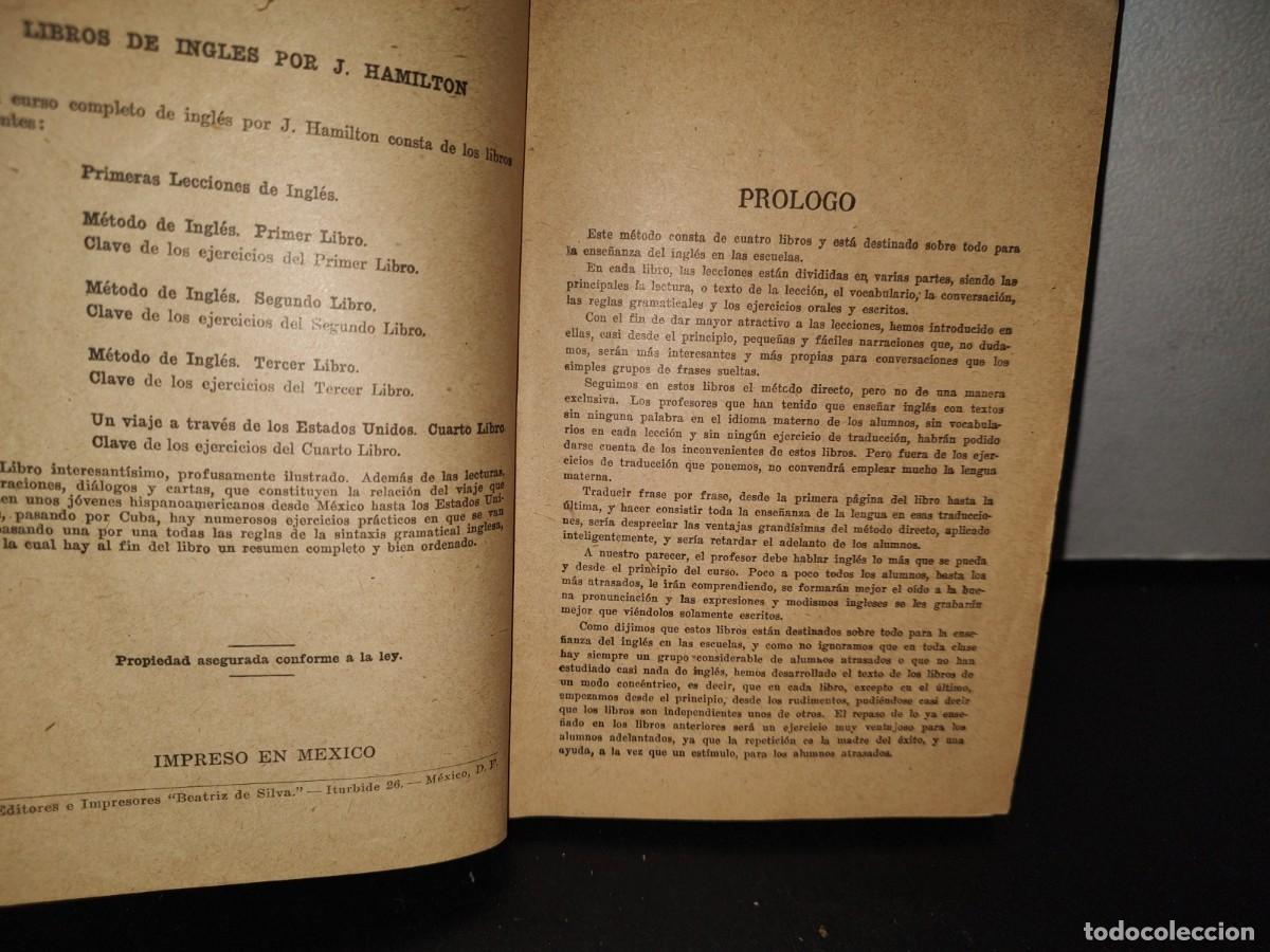 Libros de segunda mano: 80- M&Eacute;TODO DE INGL&Eacute;S. PRIMER LIBRO - J. HAMILTON - 1954 - Foto 5