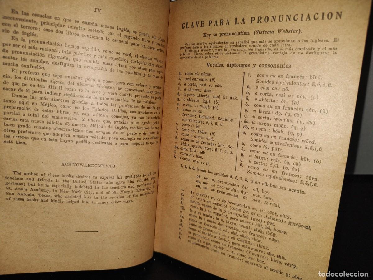 Libros de segunda mano: 80- M&Eacute;TODO DE INGL&Eacute;S. PRIMER LIBRO - J. HAMILTON - 1954 - Foto 6