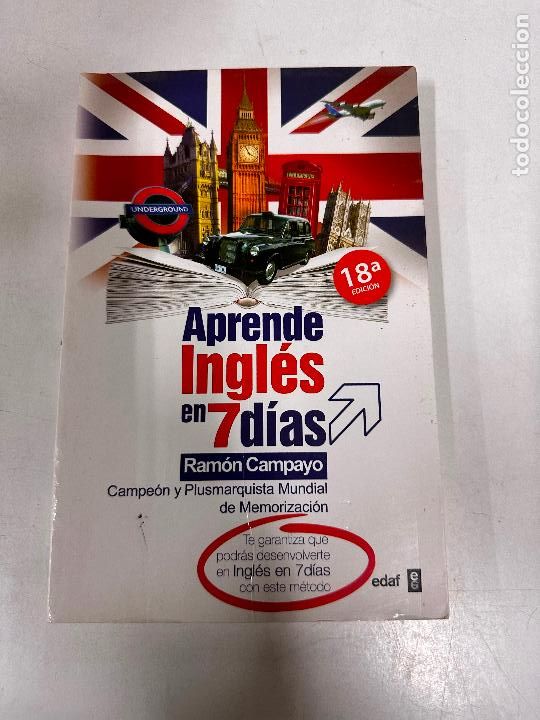 Libros de segunda mano: Aprende ingl&eacute;s en 7 dias Ram&oacute;n Campayo - Foto 1