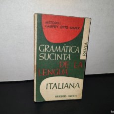 Libros de segunda mano: 83- GRAMÁTICA SUCINTA DE LA LENGUA ITALIANA. MÉTODO GASPEY-OTTO - POR LUIGI PAVÍA - 1968