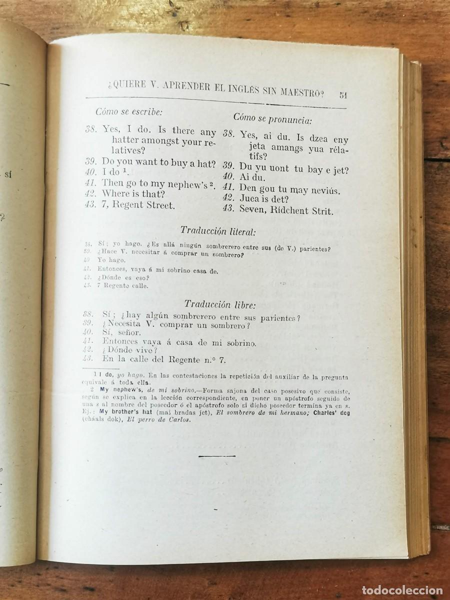 Libros de segunda mano: MEYER, Henry. &iquest;Quiere usted aprender el ingl&eacute;s sin maestro? - Foto 3
