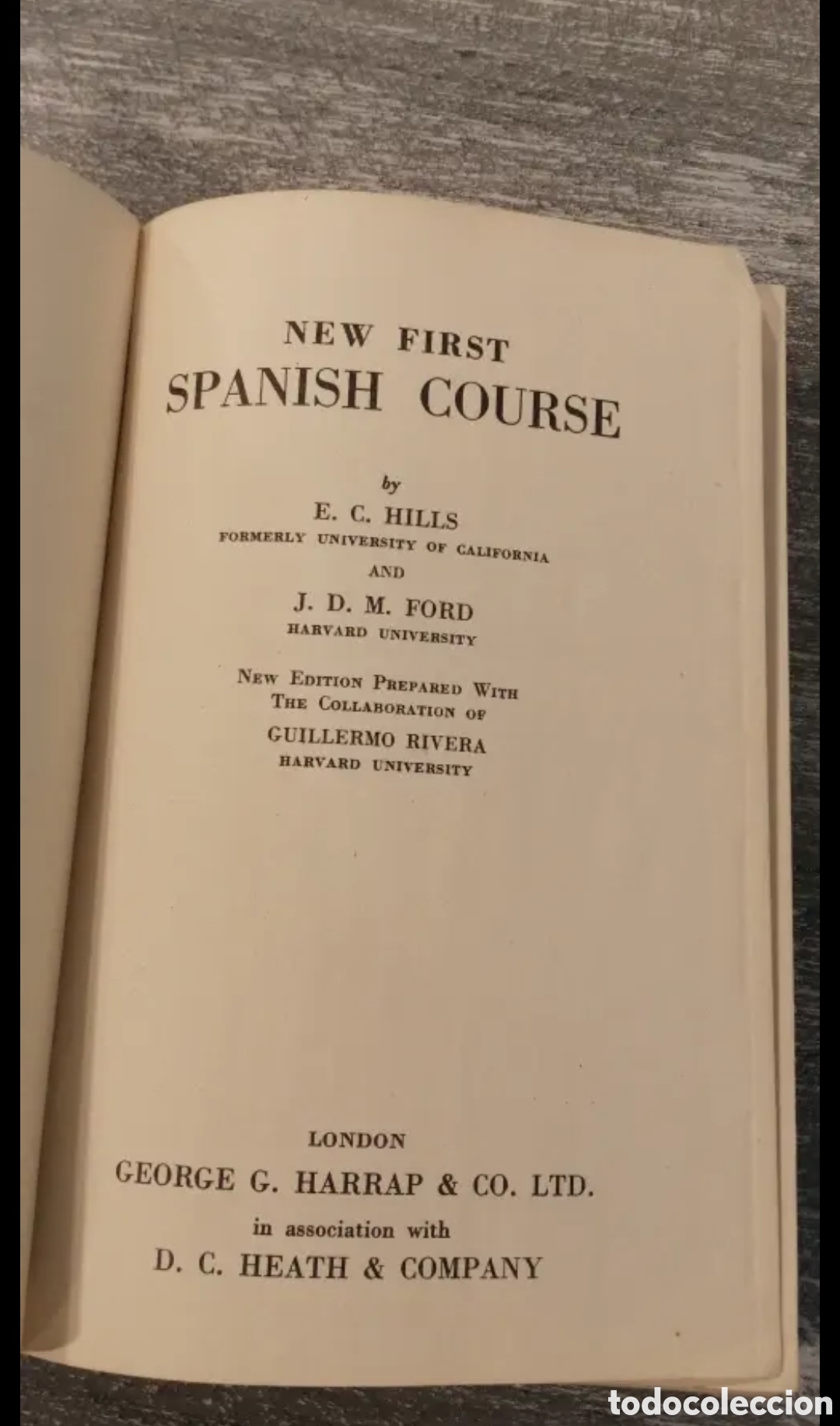 Libros de segunda mano: 1952 New First Spanish Course - Foto 6