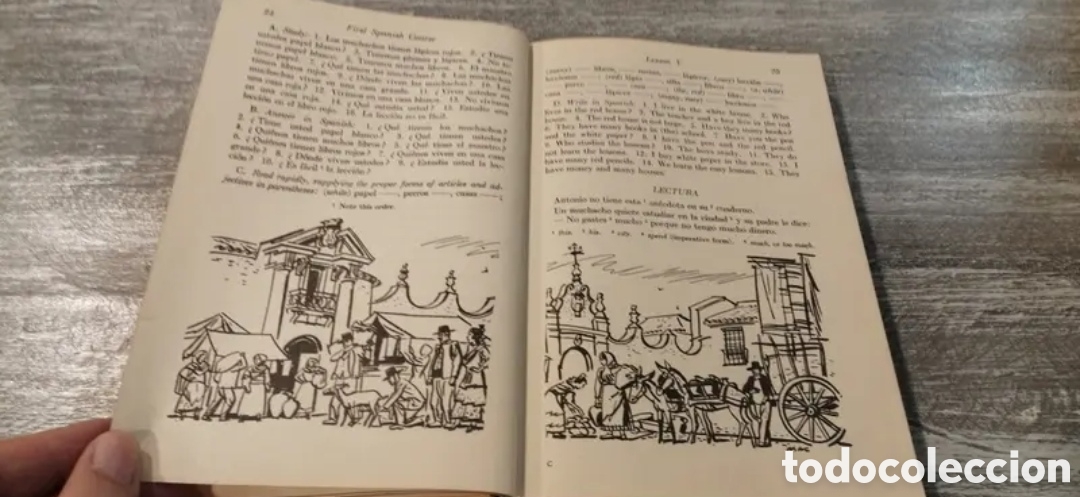 Libros de segunda mano: 1952 New First Spanish Course - Foto 9