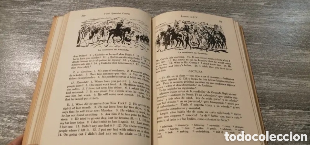 Libros de segunda mano: 1952 New First Spanish Course - Foto 10