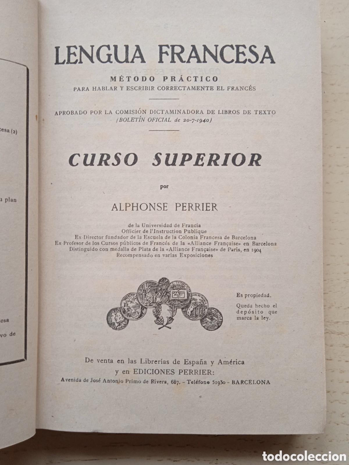 Libros de segunda mano: Lengua Francesa Perrier - Foto 2