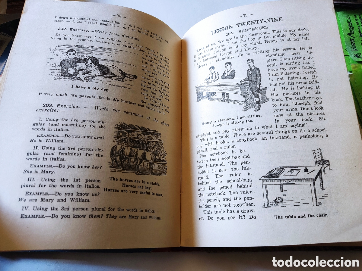 Libros de segunda mano: Libro m&eacute;todo de ingl&eacute;s segundo grado 1954 - Foto 7