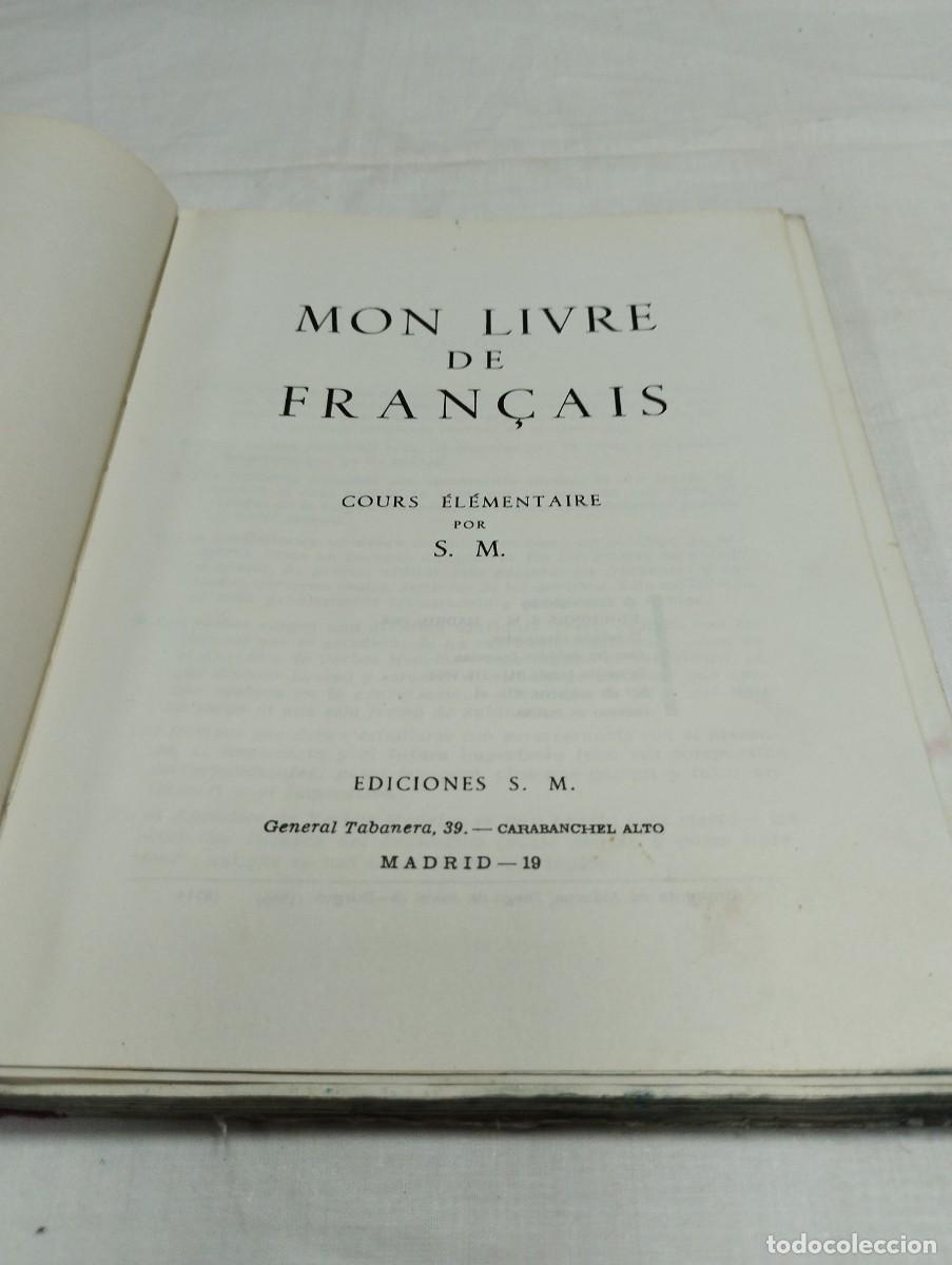 Libros de segunda mano: Le Fran&ccedil;ais El&eacute;mentaire. SM, 1966 - Foto 2