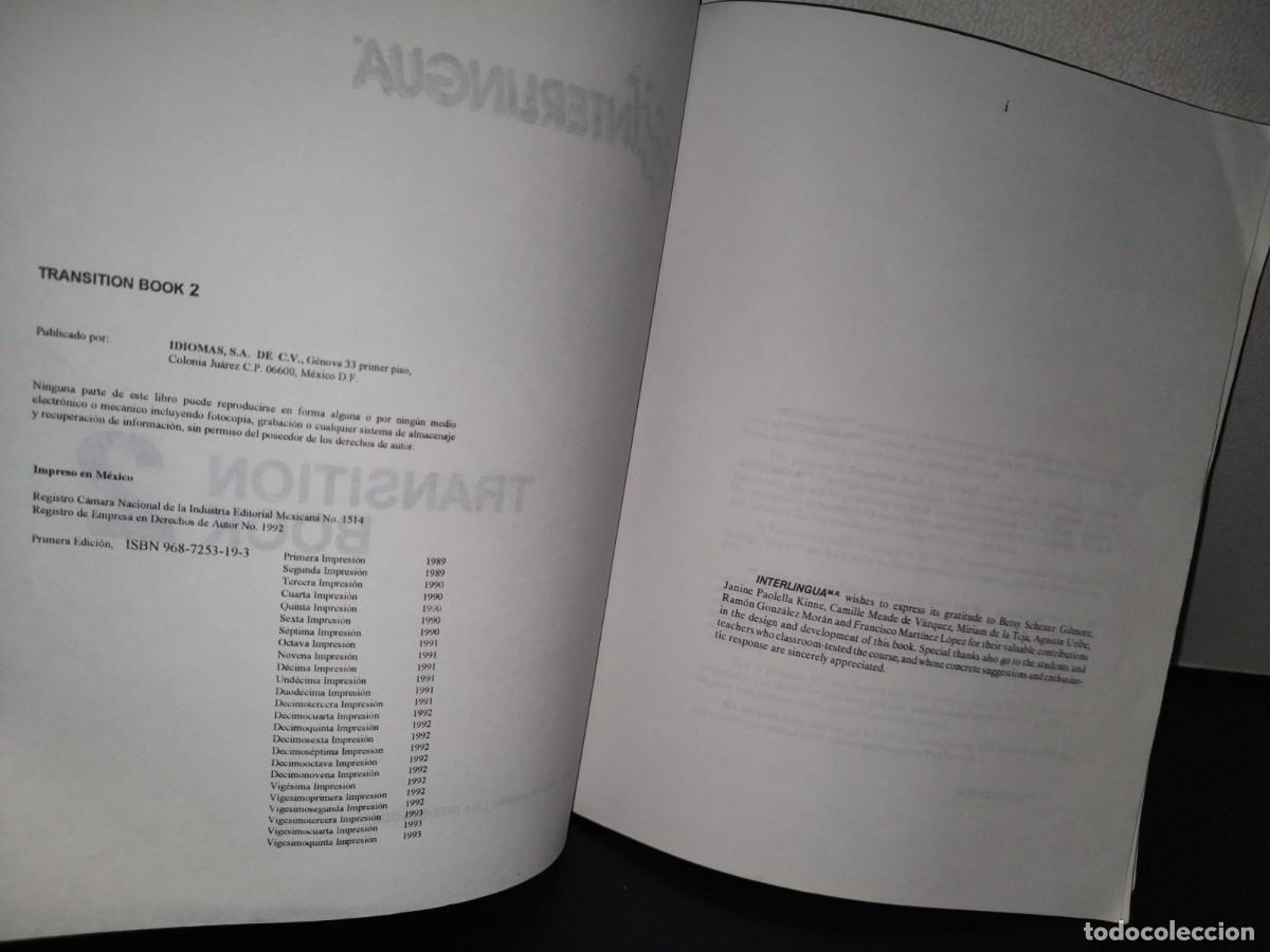 Libros de segunda mano: 98- ENGLISH WORKBOOK TR2 - INTERLINGUA - Foto 4