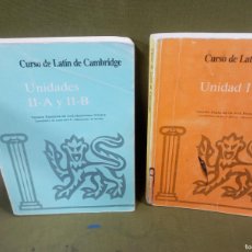 Libros de segunda mano: CURSO DE LATIN DE CAMBRIDGE. UNIDADES 2A Y 2B-UNIDAD I