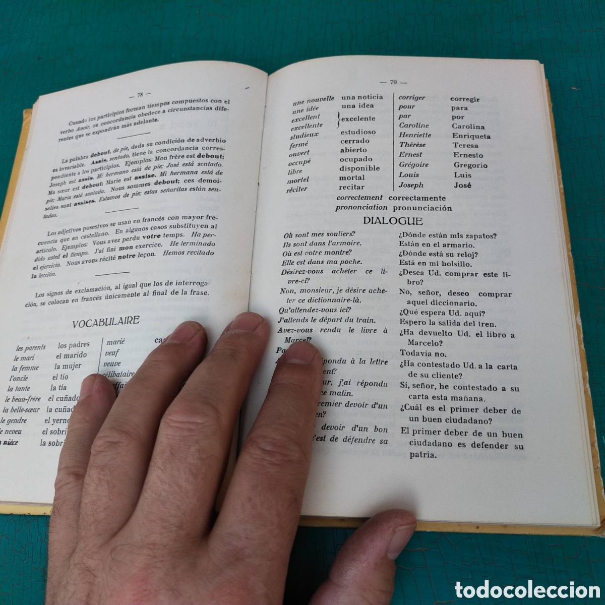 Libros de segunda mano: M&eacute;todo de franc&eacute;s Ren&eacute; thierry. Libro primero - Foto 2