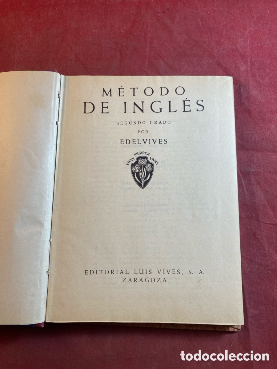 Libros de segunda mano: M&Eacute;TODO INGL&Eacute;S SEGUNDO GRADO - Foto 2