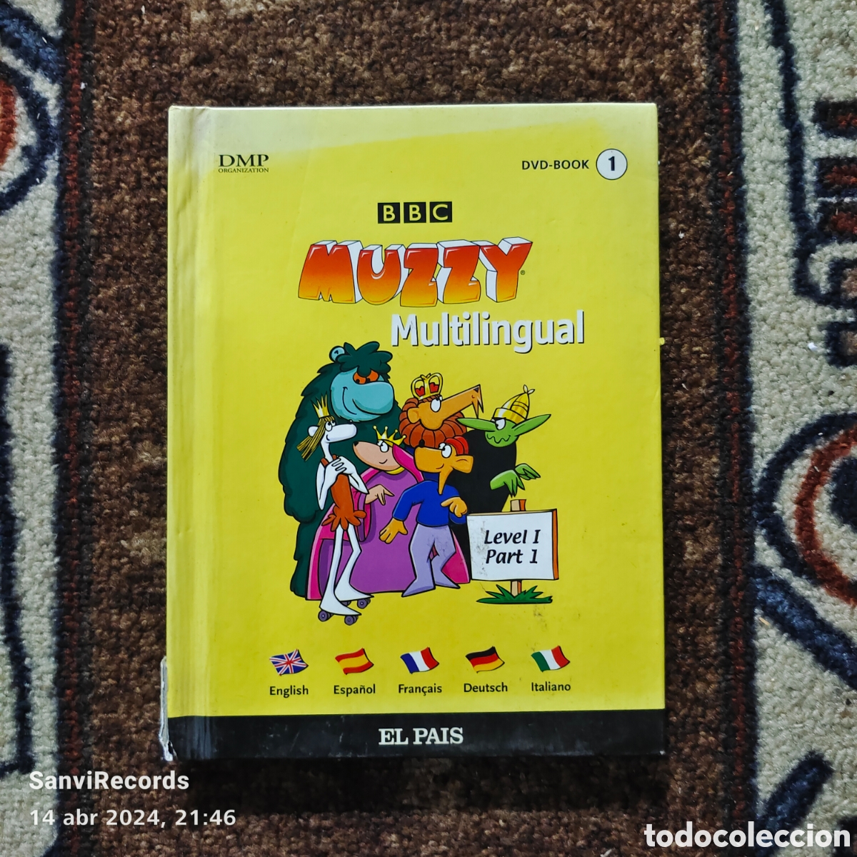 bbc muzzy multilingual, dvd-book n° 1, level 1, - Compra venta en  todocoleccion