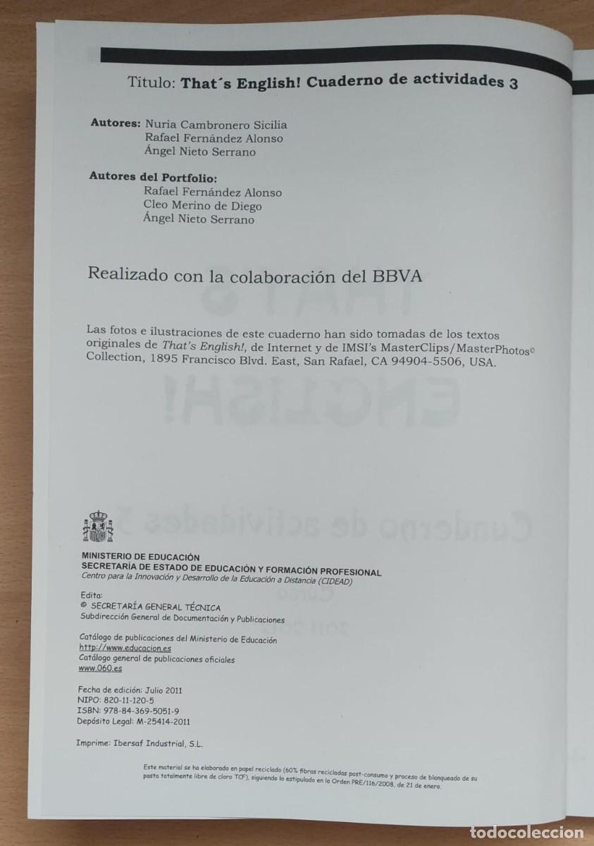 Libros de segunda mano: THATS ENGLISH!. - Foto 21