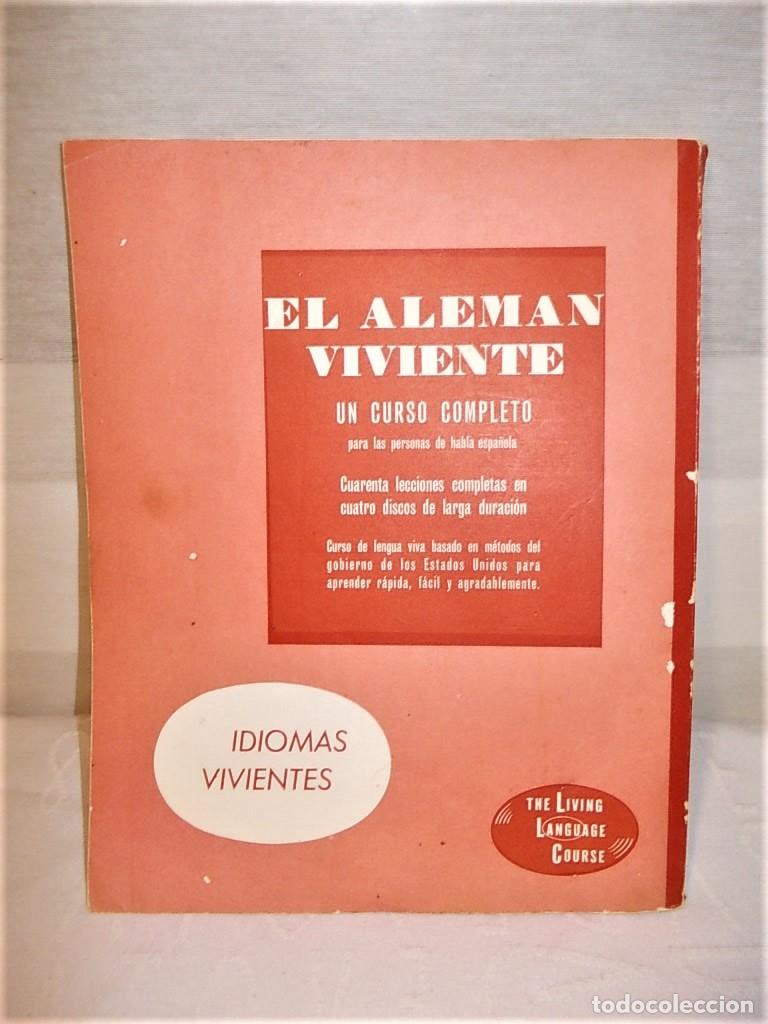 Libros de segunda mano: Libro de idioma Aleman de 1965 El alem&aacute;n viviente - Foto 3