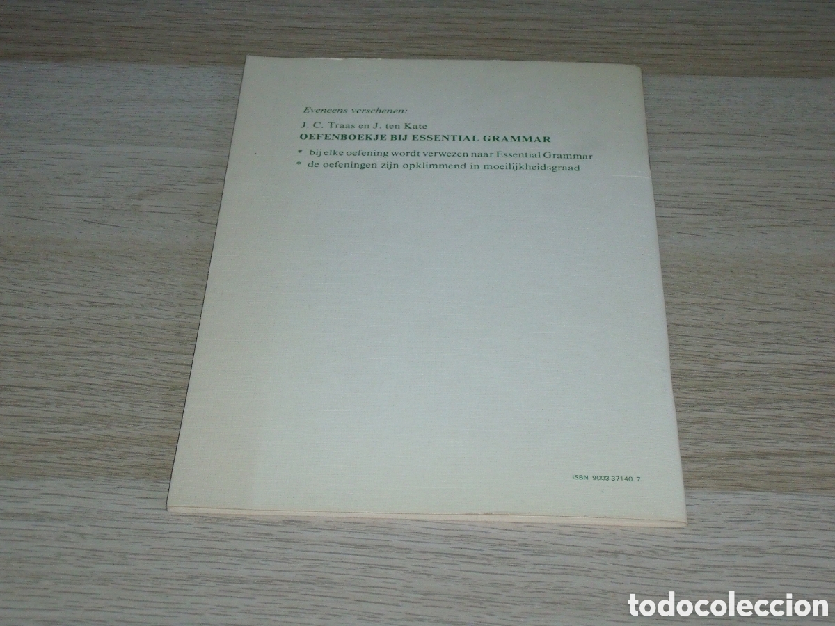 Libros de segunda mano: Essential Grammar autor J. C. Traas - Foto 2